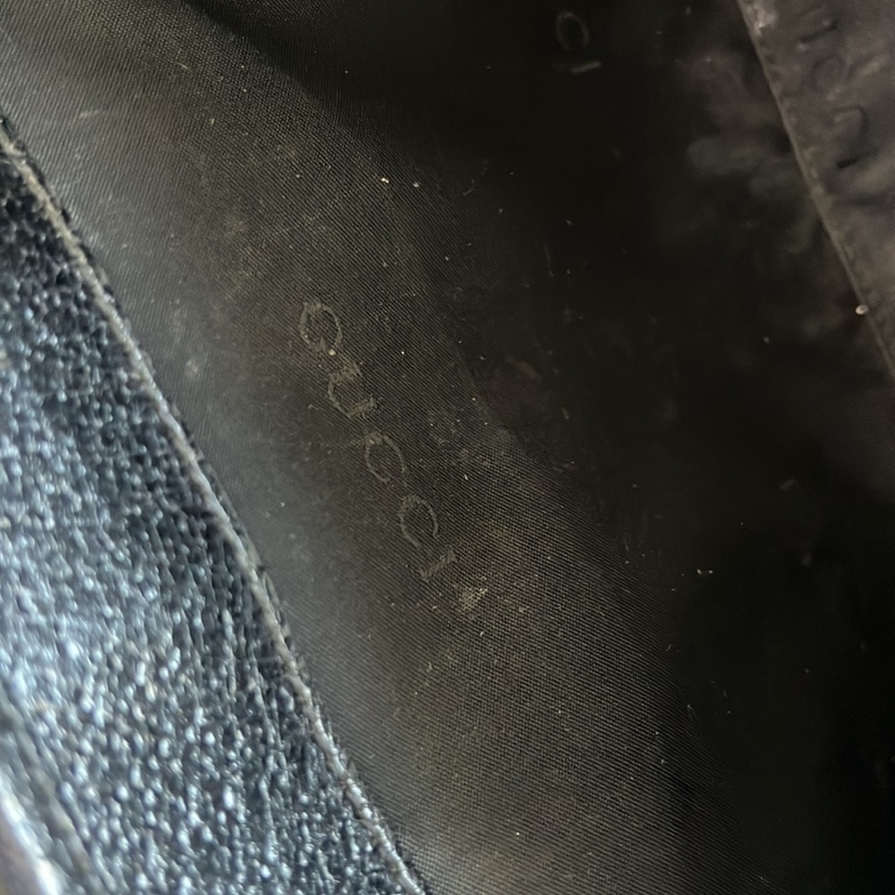 GUCCI Authentic Vintage Jackie Bardot Hobo Black Leather. - Picture 7 of 17